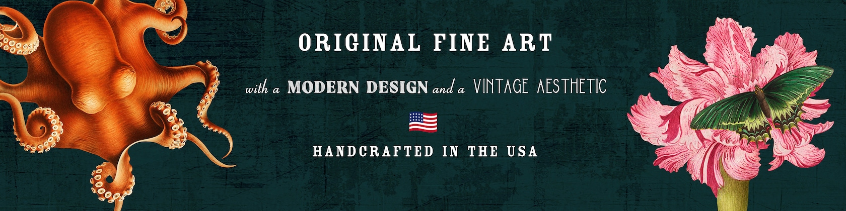 Retro Reverence — Original fine art with a modern design and a vintage aesthetic, handcrafted in the USA