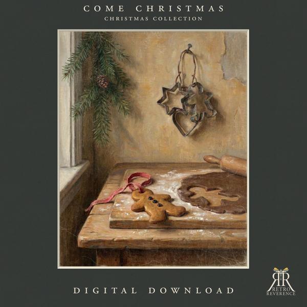 Gingerbread Man Cookie digital download preview from the Come Christmas collection